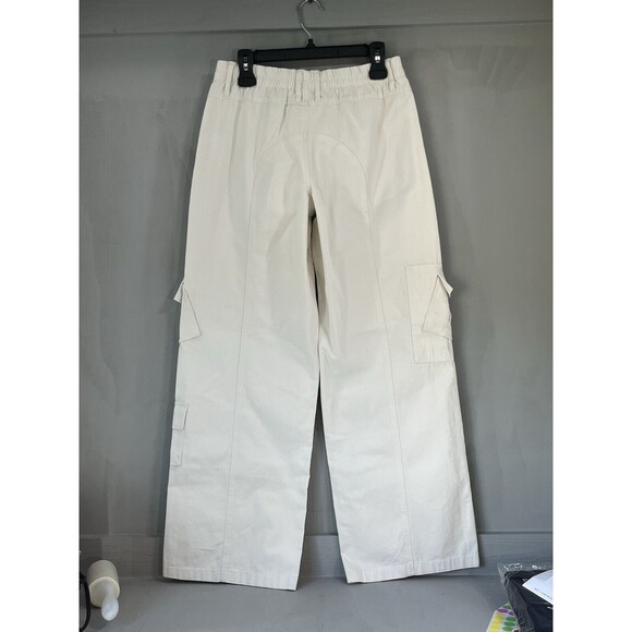 Los Angeles Sixty Six Girl’s Junior Wide Legged Baggy Street Wear White NWT 9 - Picture 4 of 8